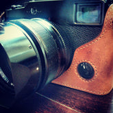 Fujifilm X Pro1 Leather Camera Case - kaza-deluxe